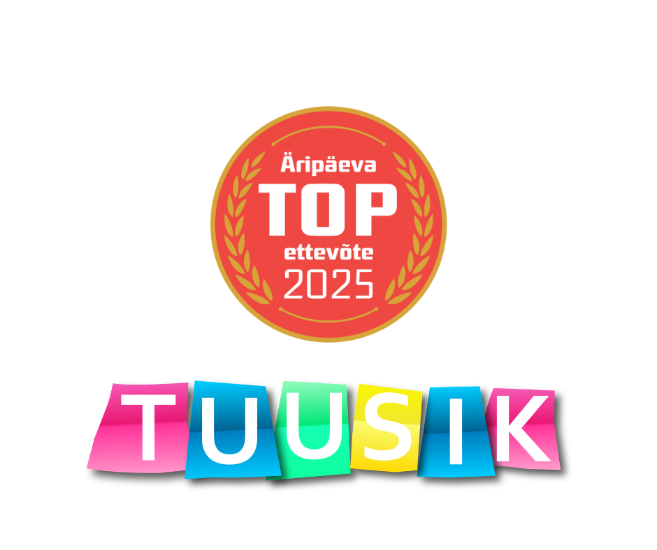                             Tuusik.ee on Äripäeva TOP ettevõte 2025
                         